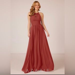 Azazie “Bonnie” dress in terracotta